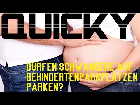 Dürfen schwangere auf Behindertenparkplätze parken? 🌞 QUICKY TIME 🌞 HD