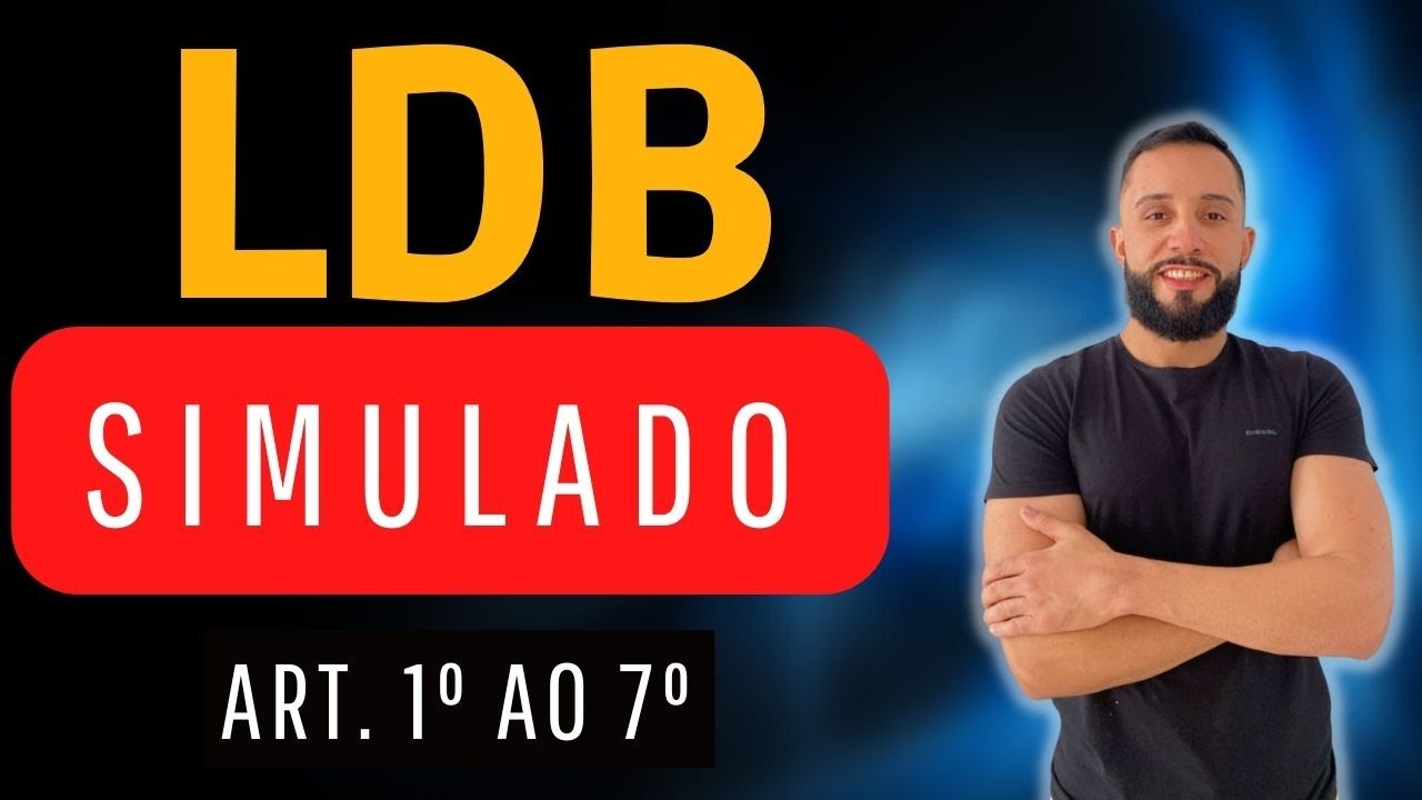 LDB [SIMULADO 01] Concurso Professor [QUESTÕES DE PROVA - Lei de Diretrizes e Bases da Educação]