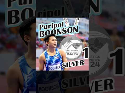 🥈Puripol BOONSON ⚡100m Final 🏆World Athletics U20 Championships | Lima 24 (Peru)