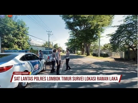 SURVEI LOKASI RAWAN KECELAKAAN LALULINTAS SAT LANTAS POLRES LOMBOK TIMUR