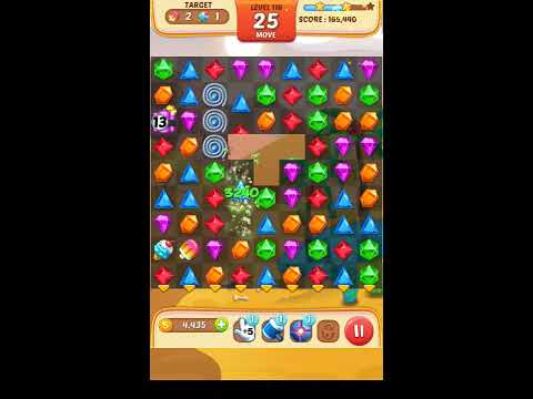 Jewel Match King Level 116 - Walkthrough ( No Booster )