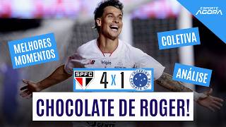 SÃO PAULO GOLEIA CRUZEIRO NO MORUMBI COM SHOW DE FERREIRA | MELHORES MOMENTOS