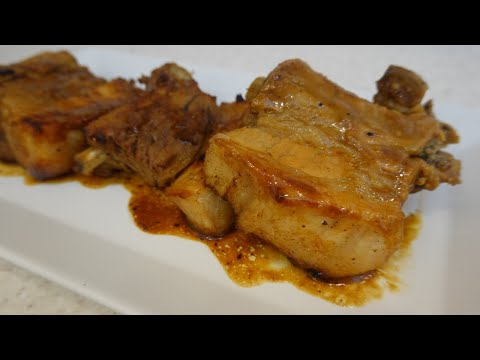 How To Make Delicious Marinated Ribs !  4 Ingredients Spicy Pork Ribs Sauce Korean Style ! Easyvideo