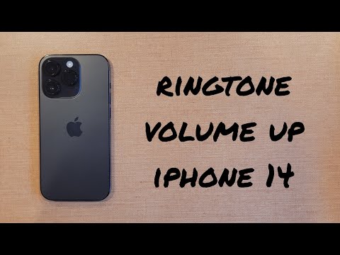 Turn Ringtone/ Notification Volume Up iPhone 14/Pro/Max