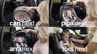 Nuna otočná ISOfix báze PIPA next, ARRA next, TODL next, CARI next Prezentace báze Next 2022