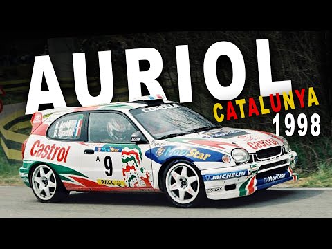 Didier Auriol | Toyota Corolla WRC | Rallye Catalunya 1998 [Passats de canto] (Telesport)