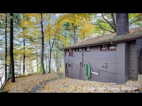 1 Bedroom Ranch Home For Sale on Lake Sabbatia in Taunton Massachusetts Virtual Showing