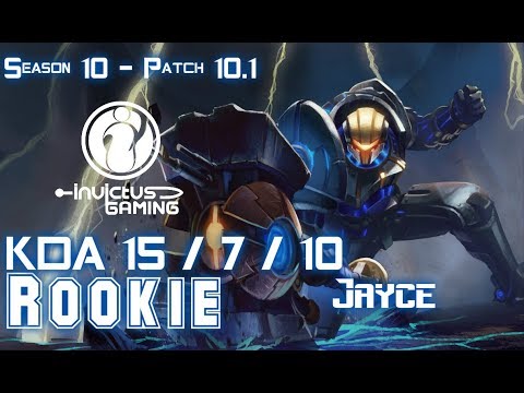 IG Rookie JAYCE vs LUCIAN Mid - Patch 10.1 KR Ranked