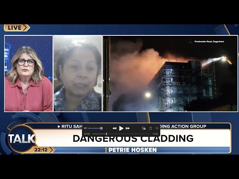 Talk TV interviews Ritu Saha of UK Cladding Action Group after the Dagenham fire (27/08/24)