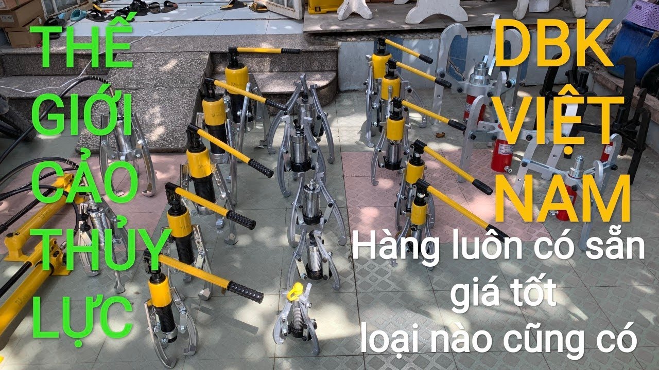 Video Cảo thủy lực DBK YL-5T - Cảo thủy lực DBK YL-5T (5 tấn, 200 mm)
