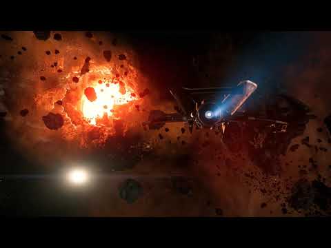 Star Citizen - Small Scene test and editing test Reclaimer and Hornet