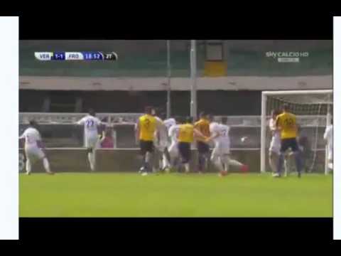 Goal Bianchetti.Verona-Frosinone 1:1.