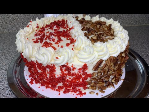 RED VELVET CAKE RECIPE || NO COCOA ||HOW TO MAKE AND DECORATE || STEP BY STEP|| HOLIDAYS