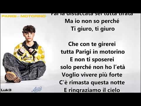 Luk3   Parigi in motorino Testo