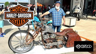 AMAZING 1974 Harley Shovelhead Custom - 120th Anniversary - Harley-Davidson Museum
