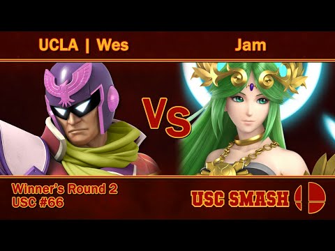 USC Smash Biweekly #66 UCLA | Wes (Captain Falcon) vs Jam (Palutena)
