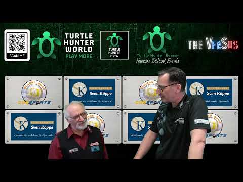 Turtle Hunter Open - Rolf Mahr  VS the Turtle Holger Vier 9 Ball Plus 7