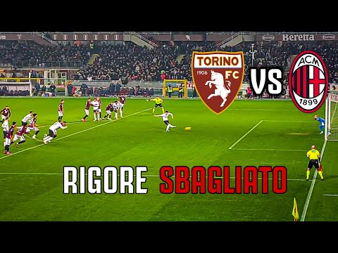 Christian Pulisic MISSED penalty (Torino vs Milan)