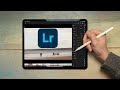 Pro photographer's Lightroom workflow on iPad 2023 (Import, edit, sync, border, export)