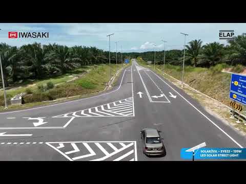 EY632 Solar Street Light Showcase @ Felda Triang Bera | Pahang | SORAA SSL EY632- 120W