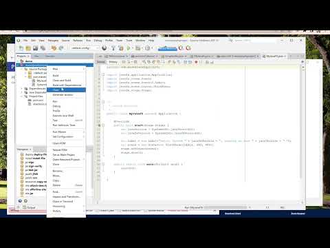 NetBeans 15 JavaFX Maven Project  Demo