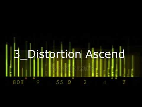Audio effects for editing. 3 Distortion Ascend