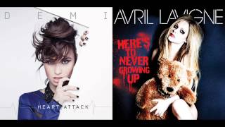 Avril Lavigne Feat. Demi Lovato - Here's To Never Attacking a Heart [Mashup Remix]