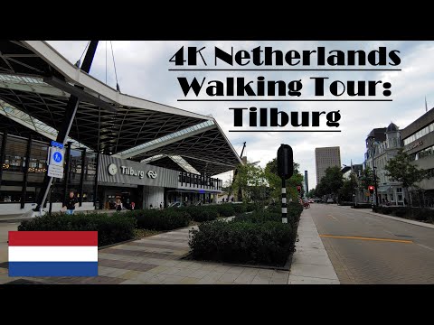 4K Netherlands Walking Tour: Tilburg