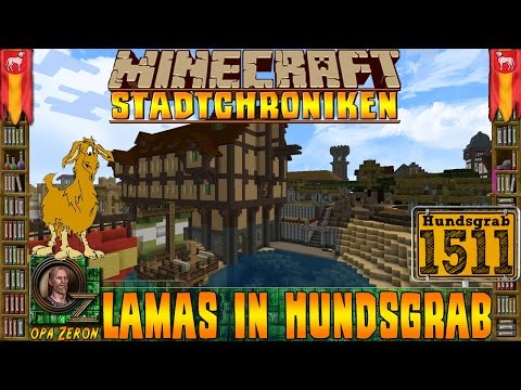 Minecraft Stadtchroniken [#1511] Lamas in Hundsgrab [HD+Deutsch]