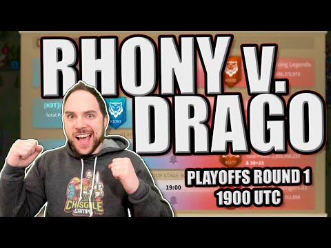 Rhony vs. Dragothien - AOO League Playoffs Season 2 - 1900 UTC Bracket | Rise of Kingdoms (rok)