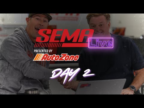 2025 SEMA Show Live Day 2 - Young Guns, Richard Rawlings, Mario Andretti with Nitro Circus