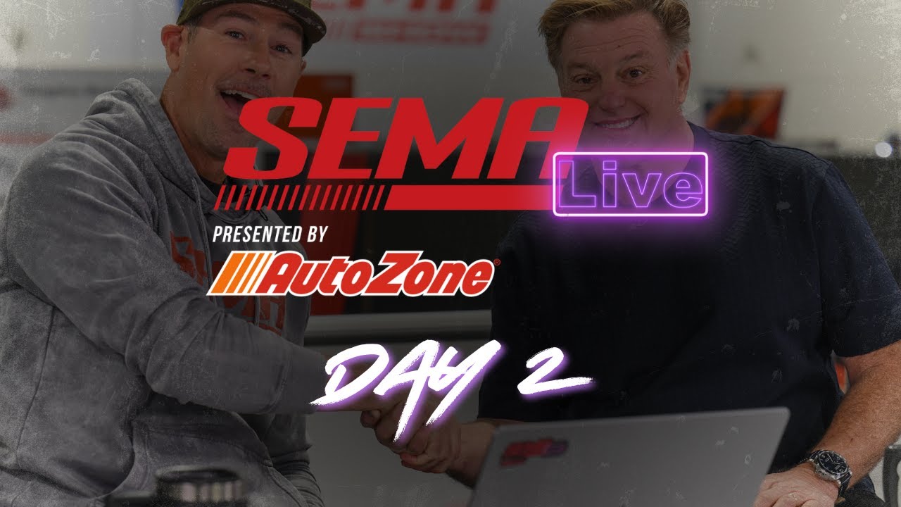 2025 SEMA Show Live Day 2 - Young Guns, Richard Rawlings, Mario Andretti with Nitro Circus