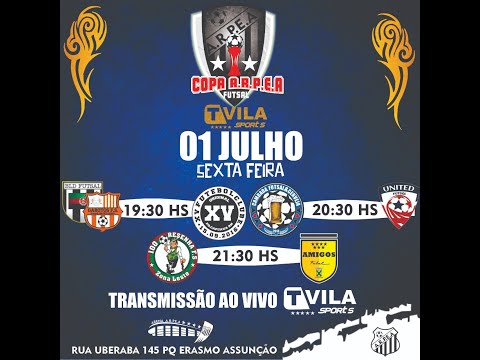COPA A.R.P.E.A. FUTSAL: BLD/GAROTOS x XV FUTEBOL