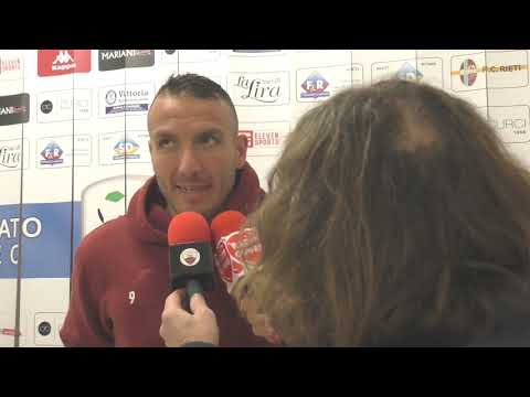 Rieti-Trapani 0-2. Felice Evacuo e Matteo Lomolino dopo la gara