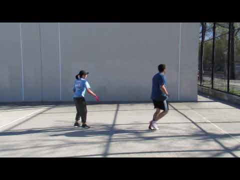 Pomonok Park - Singles - Jenny Qu vs Dennis - Filmed By Handball Social 4.26.2021