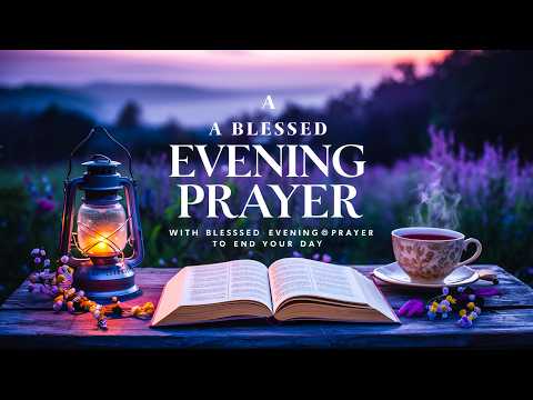 Lord, As I prepare to rest, I pray that You fill my mind An Evening Prayer Before Going To Bed