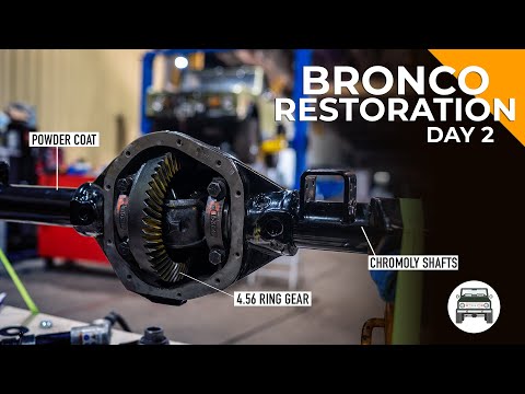 Bronco Restoration: Day 2 - Building the Axles