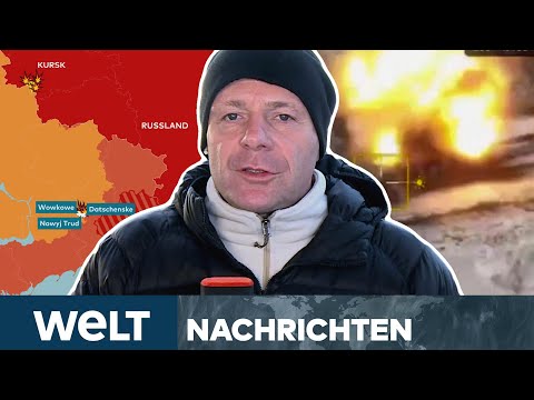 PUTINS KRIEG: Kursk-Offensiv der Ukraine! Kiew: Russen haben ganzes Bataillon verloren | WELT STREAM