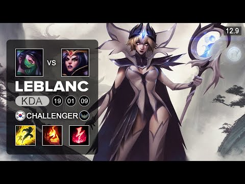 DK Showmaker LeBlanc vs Akali Mid - KR Challenger - Patch 12.9 Season 12