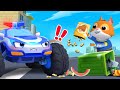 Who Threw the Trash Around?💢| Police Car, Garbage Truck | Monster Truck | Kids Songs | BabyBus
