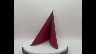 Ubrousek DekoStar bordový 38 x 38 cm [50 ks]