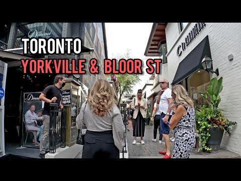 Toronto Downtown Bloor St and Yorkville September 2021 Canada