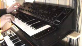 Yamaha CS-10 feedback and self oscillation sounds