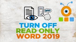 How to Remove Read Only on a Word 2019 | How to Turn Off Read Only on a Word Document 2019