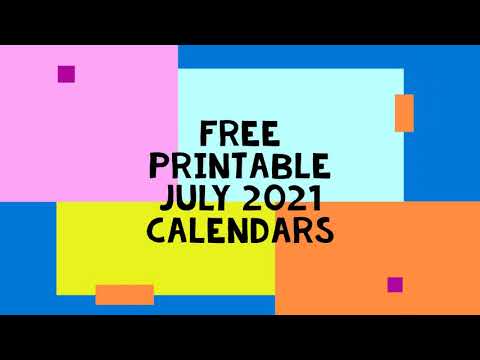 July 2021 Calendar | Free Printable July 2021 Calendar By Freecalendarhub.com