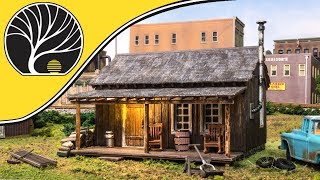 Rustic Cabin – N, HO, O Scale | Built-&-Ready® | Woodland Scenics | Model Scenery