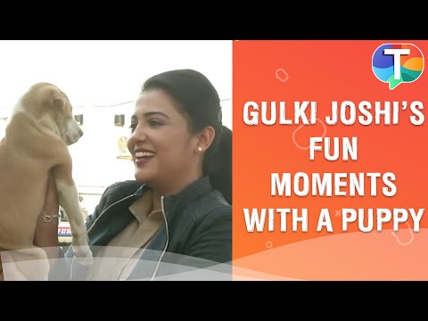 Gulki Joshi aka Maddam Sir's fun moments with a puppy on the sets | Maddam Sir