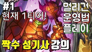 현재 1티어! 짝수 성기사 강의! 멀리건, 운영법, 플레이까지!