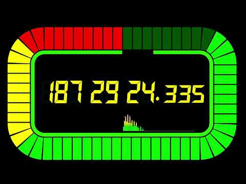 200 Hours  timer  countdown alarm🔔 [ 1000x Speed] Round Rectangle