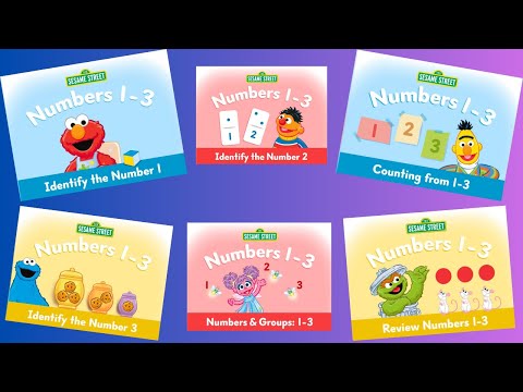 Sesame Street Counting Fun! Learn Numbers 1, 2, 3! 🟡🟢 | TinyTap